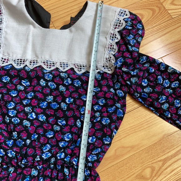 Vintage J.S.J. Flower Dress - Picture 7 of 16